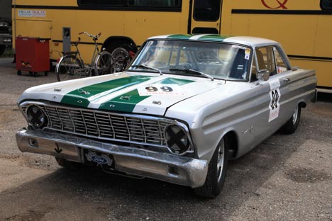 Svenske Johan Högman med sin Ford Falcon Futura Sprint 4812ccm fra 1964.
(Foto: Motorsporten.dk)